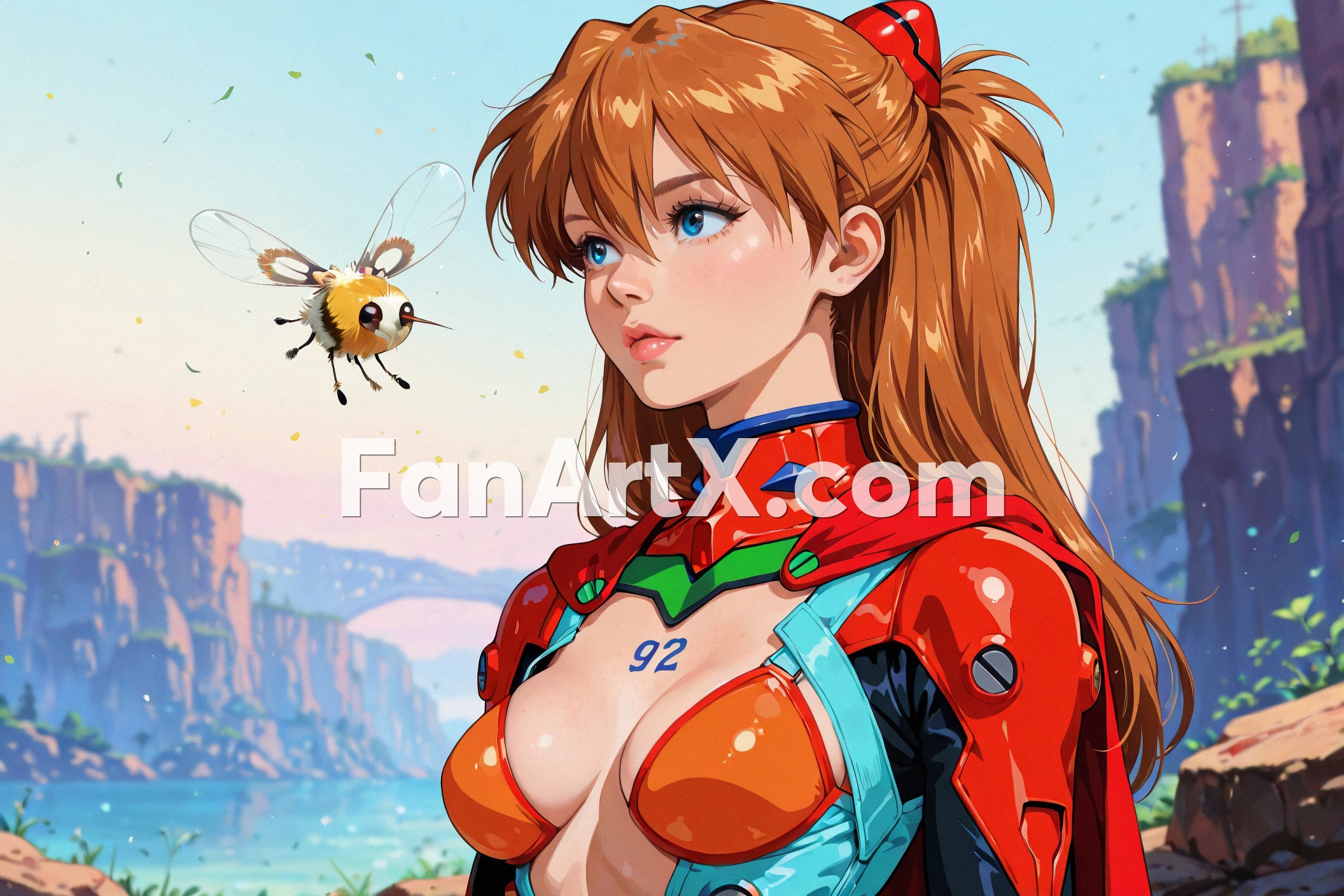 Asuka Langley Soryu fanart - Neon Genesis Evangelion Character 1162050